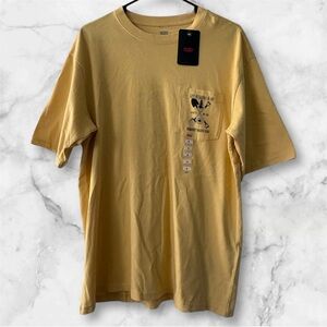 Men's Beige Graphic T-Shirt